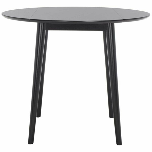 Safavieh Lovell Folding Round Dining Table, Black DTB1401C